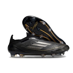 adidas F50 Elite Laceless FGadidas F50 Elite Laceless FG Doré Noir Blanc 