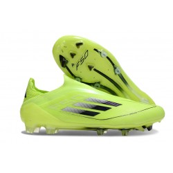 adidas F50 Elite Laceless FG Volt Noir