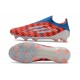 adidas F50 Elite Laceless FG Rouge Bleu Blanc