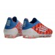 adidas F50 Elite Laceless FG Rouge Bleu Blanc