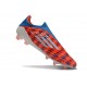 adidas F50 Elite Laceless FG Rouge Bleu Blanc
