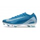 Nike Air Zoom Mercurial Vapor 16 Elite FG Bleu Blanc