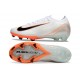 Nike Air Zoom Mercurial Vapor 16 Elite FG Blanc Noir Orange