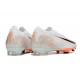 Nike Air Zoom Mercurial Vapor 16 Elite FG Blanc Noir Orange