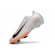 Nike Air Zoom Mercurial Vapor 16 Elite FG Blanc Noir Orange