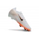 Nike Air Zoom Mercurial Vapor 16 Elite FG Blanc Noir Orange