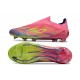 adidas F50 Elite Laceless FG Rose Jaune Violet