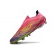 adidas F50 Elite Laceless FG Rose Jaune Violet