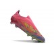 adidas F50 Elite Laceless FG Rose Jaune Violet
