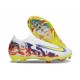 Nike Air Zoom Mercurial Vapor 16 Elite FG Blanc Jaune Violet