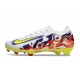 Nike Air Zoom Mercurial Vapor 16 Elite FG Blanc Jaune Violet