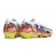 Nike Air Zoom Mercurial Vapor 16 Elite FG Blanc Jaune Violet