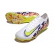 Nike Air Zoom Mercurial Vapor 16 Elite FG Blanc Jaune Violet