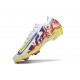 Nike Air Zoom Mercurial Vapor 16 Elite FG Blanc Jaune Violet