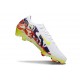 Nike Air Zoom Mercurial Vapor 16 Elite FG Blanc Jaune Violet