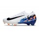 Nike Air Zoom Mercurial Vapor 16 Elite FG Blanc Noir Bleu