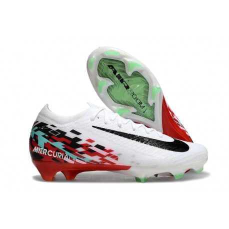 Nike Air Zoom Mercurial Vapor 16 Elite FG Blanc Noir Rouge