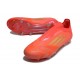 adidas F50 Elite Laceless FG Rouge Solaire Or Métallique Rouge Vif