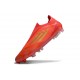 adidas F50 Elite Laceless FG Rouge Solaire Or Métallique Rouge Vif