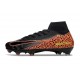 Nike Zoom Mercurial Superfly 10 Elite FG Noir Orange Jaune