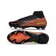 Nike Zoom Mercurial Superfly 10 Elite FG Noir Orange Jaune