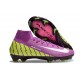 Nike Zoom Mercurial Superfly 10 Elite FG Violet Jaune Blanc