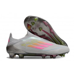 adidas F50 Elite Laceless FG Gris Rose