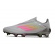 adidas F50 Elite Laceless FG Gris Rose