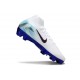 Nike Zoom Mercurial Superfly 10 Elite FG Blanc Bleu Noir