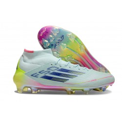 adidas F50 Elite Mid FG Stellar Icon - Bleu Jaune