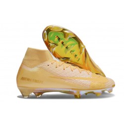 Nike Zoom Mercurial Superfly 10 Elite FG Jaune Or
