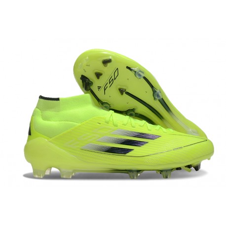 adidas F50 Elite Mid FG Jaune Solaire Noir