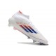 adidas F50 Elite Mid FG Advancement - Blanc Rouge Bleu