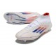 adidas F50 Elite Mid FG Advancement - Blanc Rouge Bleu
