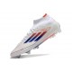 adidas F50 Elite Mid FG Advancement - Blanc Rouge Bleu
