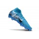 Nike Air Zoom Mercurial Superfly X Elite FG Bleu Blanc