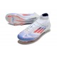 adidas F50 Elite Mid FG Blanc Rouge Bleu
