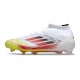 adidas F50 Elite Mid FG Advancement - Blanc Rouge Jaune