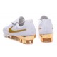 Chaussure de Football Nike Tiempo Legend FG - R10 Blanc Or