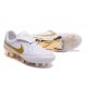 Chaussure de Football Nike Tiempo Legend FG - R10 Blanc Or