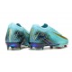 Nike Air Zoom Mercurial Vapor 16 Elite FG Bleu Or