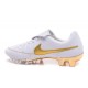 Chaussure de Football Nike Tiempo Legend FG - R10 Blanc Or