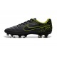 Chaussures de Football Nike - Nike Tiempo Legend V FG - Anthracite Noir Volt