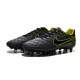 Chaussures de Football Nike - Nike Tiempo Legend V FG - Anthracite Noir Volt