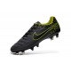 Chaussures de Football Nike - Nike Tiempo Legend V FG - Anthracite Noir Volt