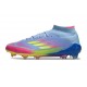 adidas F50 Elite Mid FG Bleu Fusion Citron Lucide Rose