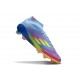 adidas F50 Elite Mid FG Bleu Fusion Citron Lucide Rose