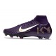 Nike Air Zoom Mercurial Superfly X Elite FG MBAPPÉ Violet Grandiose Ivoire Pâle