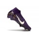 Nike Air Zoom Mercurial Superfly X Elite FG MBAPPÉ Violet Grandiose Ivoire Pâle