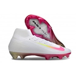 Nike Air Zoom Mercurial Superfly X Elite FG Blanc Rose